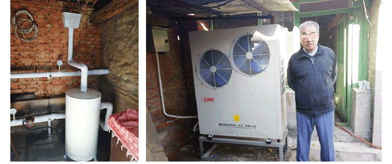 魯禹超低溫空氣源熱泵農村平房采暖